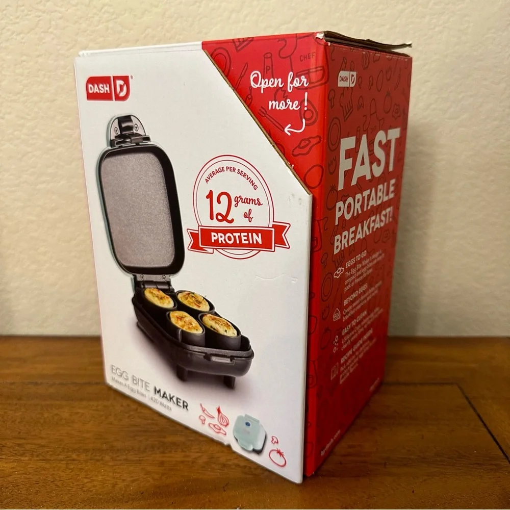 Dash Egg Bite Maker Turquoise Blue NEW!